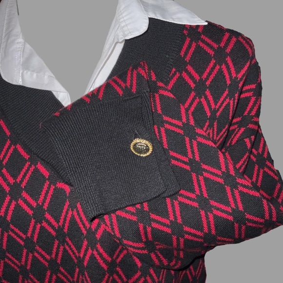 ANNE KLEIN- Sweater and Attached Blouse, NEW - Picture 3 of 3